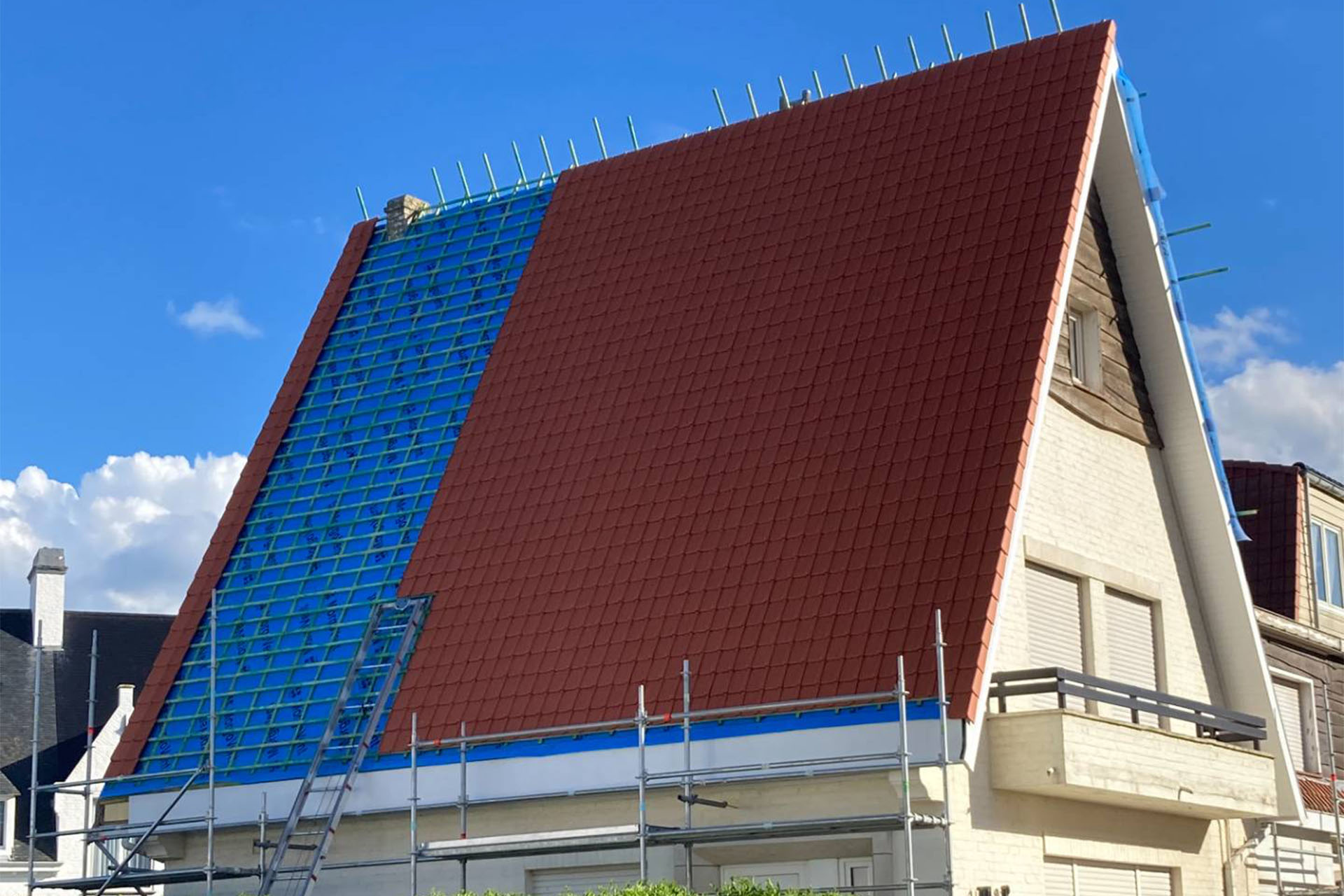 hellend dak renovatie